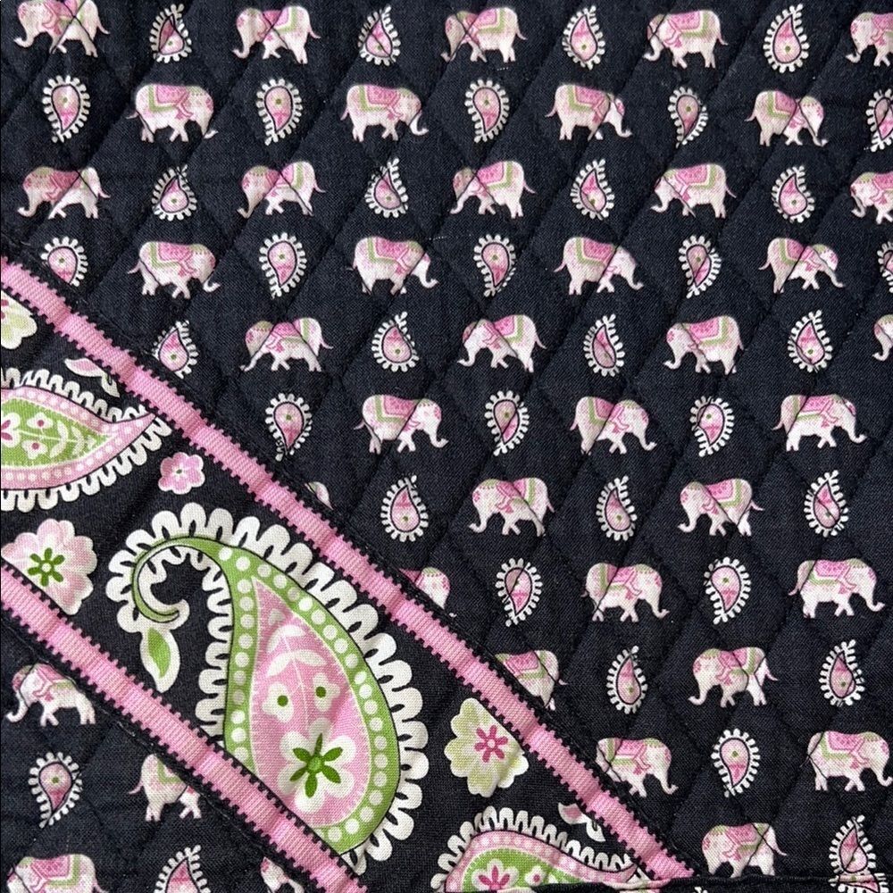 Vera Bradley Elephant Paisley Quilted Shoulder Bag - Picture 10 of 10
